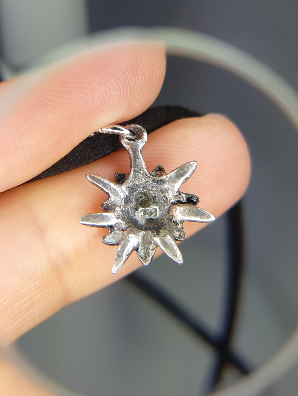 Sterling Silver Sunflower Necklace - Picture 4 of 4